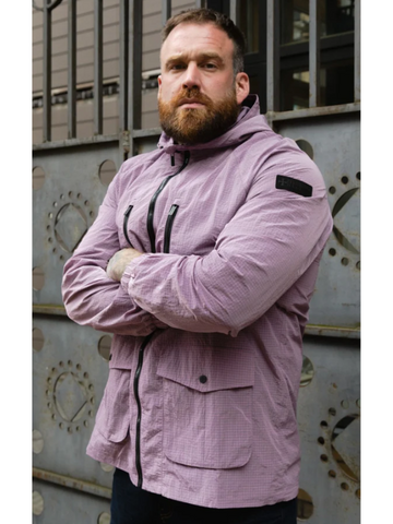 Terrace Cult Tessio Ripstop Jacket  Lilac