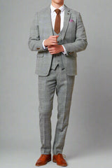 Marc Darcy KRIS - Silver Grey Tweed Blazer