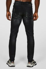 Alessandro Zavetti Apollo 005 Slim Fit Denim Jean Black