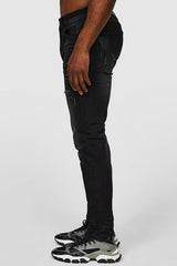 Alessandro Zavetti Apollo 005 Slim Fit Denim Jean Black