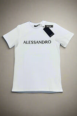 ALESSANDRO ZAVETTI MEUCCI T-SHIRT OPTIC WHITE