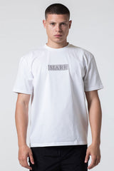 SIARR BLOCK TEE – WHITE/GREY